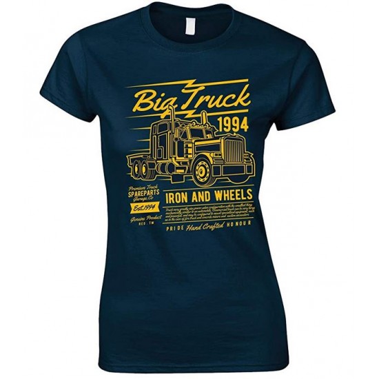  Big Truck 1994 Iron and Wheels- Ladies T Shirt 