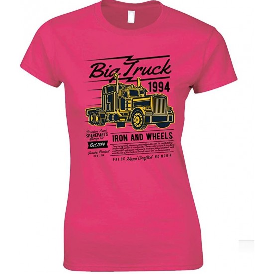  Big Truck 1994 Iron and Wheels- Ladies T Shirt 