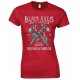 Black Axes Native American Indian Warrior-Ladies T Shirt 