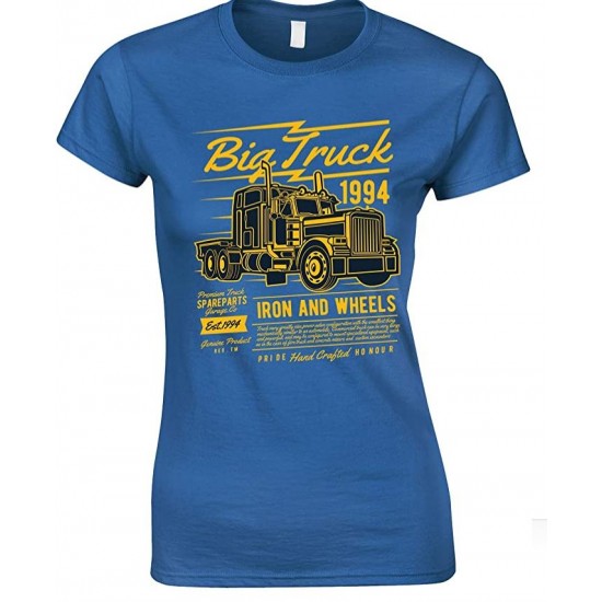  Big Truck 1994 Iron and Wheels- Ladies T Shirt 