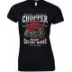 Ladies -West Coast -Chopper Motorcycles Garage- Live to Ride T-Shirt