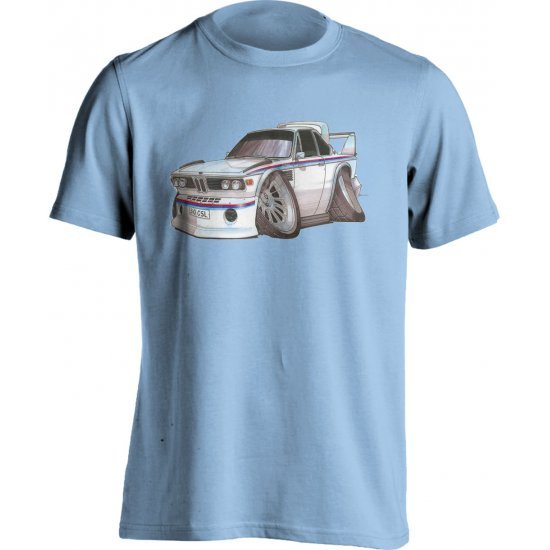 Koolart BMW 3.0 CSi White/Red&Blue Stripe – 0732 Child's T Shirt