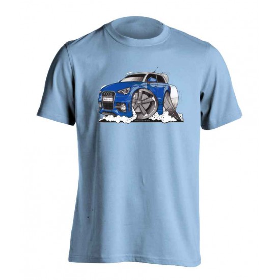 Adults Koolart Audi A1 3148 Blue T Shirt