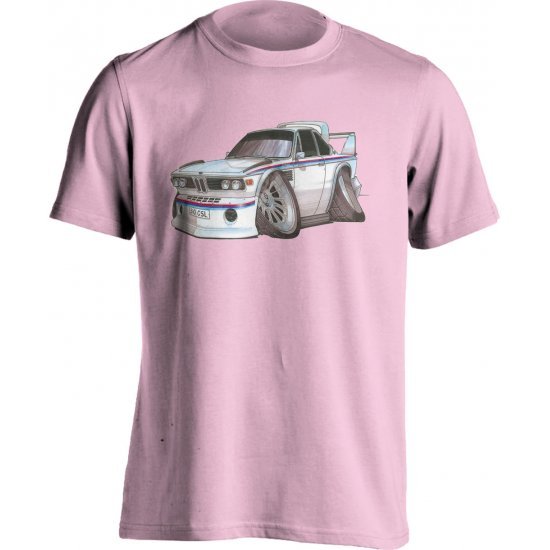 Koolart BMW 3.0 CSi White/Red&Blue Stripe – 0732 Child's T Shirt