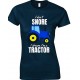  I Don't Snore I Dream I'm A Blue Tractor Funny Novelty Men's T Shirt 