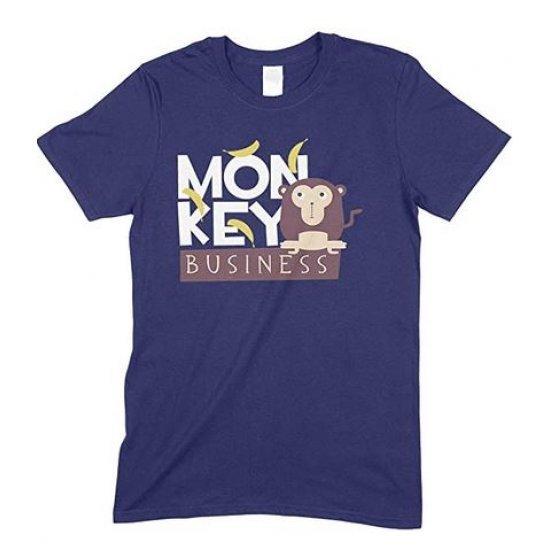 Adults Monkey Business - Novelty Funny Men's Unisex T Shirt 