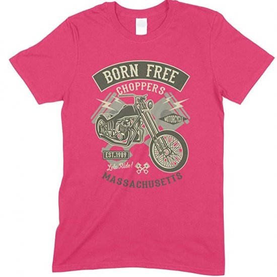  Born Free Choppers Massachusetts - Child's T Shirt Boy-Girl 