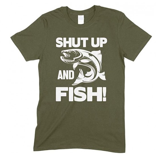 Shut Up And Fish | Kids T-Shirt