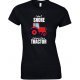  I Don't Snore I Dream I'm A Red Tractor Funny Ladies T Shirt 