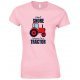  I Don't Snore I Dream I'm A Red Tractor Funny Ladies T Shirt 