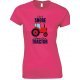  I Don't Snore I Dream I'm A Red Tractor Funny Ladies T Shirt 