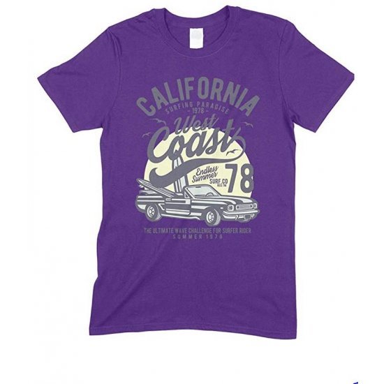 California Surfing Paradise West Coast Endless Summer - Men's Unisex T Shirt 