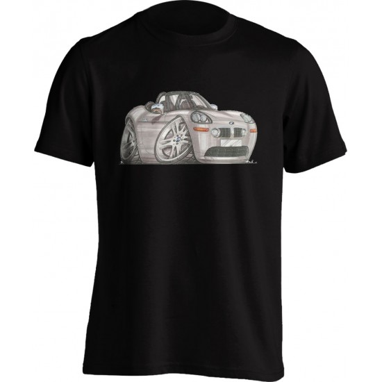 Koolart BMW Z8 Silver-1072 Adults Unisex Kartoon T Shirt