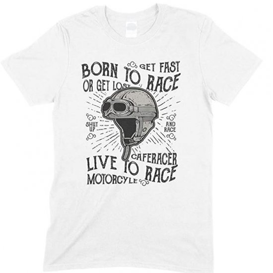  Children's Born to Race Live to Race -Unisex-T Shirt Boy-Girl 