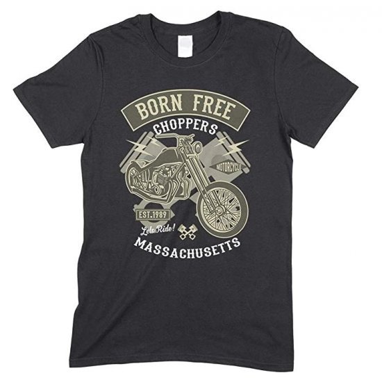  Born Free Choppers Massachusetts - Child's T Shirt Boy-Girl 