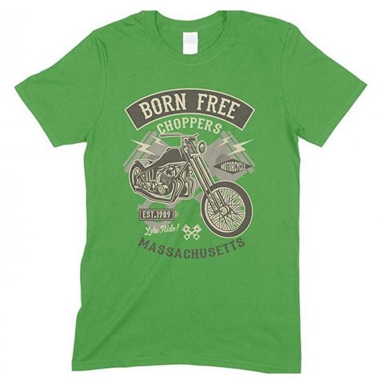  Born Free Choppers Massachusetts - Child's T Shirt Boy-Girl 