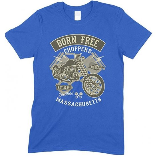  Born Free Choppers Massachusetts - Child's T Shirt Boy-Girl 