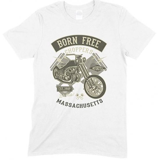  Born Free Choppers Massachusetts - Child's T Shirt Boy-Girl 