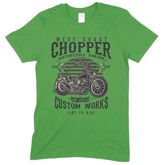 West Coast Chopper- Motorcycles Garage- Road Trip-  Live to Ride- Kids T-Shirt Boy/Girl