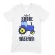 I Don't Snore, I Dream I'm Blue A Tractor Funny Unisex Children's Printed T Shirt Boy/Girl 